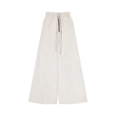 Pre-owned Rick Owens Wide Bela Pants 'dinge' | White | Men's Size 54