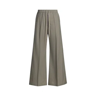 Pre-owned Rick Owens Wide Bela Pants 'grey Melange' | Men's Size 50 In Gray