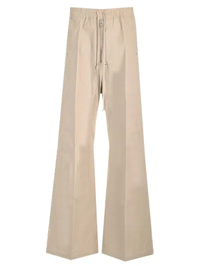 Rick Owens Wide Bela Trousers In Neutral