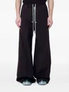 Rick Owens Black Hollywood Wide Bela Trousers In Black