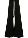 Rick Owens Bela Embellished Wide-leg Pants In Black