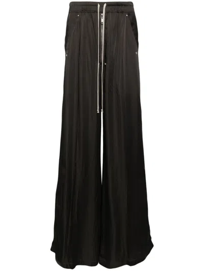 Rick Owens Wide Bela Trousers In Black