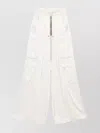 Rick Owens Wide-leg Cargo Trousers With Diagonal Pockets
