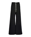 Rick Owens Mens Black Cargobelas Multi-pockets Wide-leg Relaxed-fit Stretch-cotton Trousers In Black