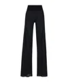 Rick Owens Black Relaxed High Waist Pants In Lightweight Fabric Woman In Black