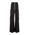 Rick Owens Multi-pocket Cargo Trousers Jackets Black In Black