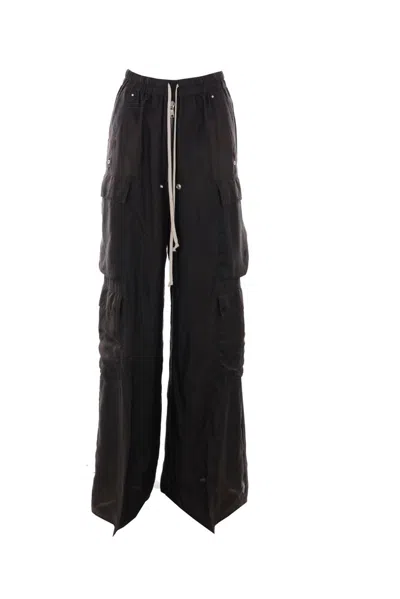Rick Owens Cargobelas Trousers In Black