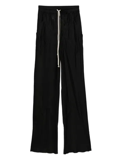 Rick Owens Wide-leg High-waisted Trousers In Black
