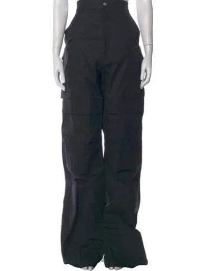 Pre-owned Rick Owens Wide Leg Pants In Black