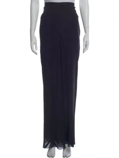 Pre-owned Rick Owens Wide Leg Pants In Black
