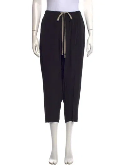 Pre-owned Rick Owens Wide Leg Pants In Black