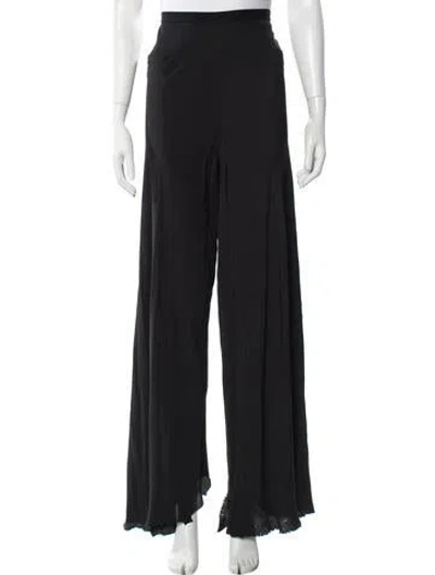Pre-owned Rick Owens Wide Leg Pants In Black