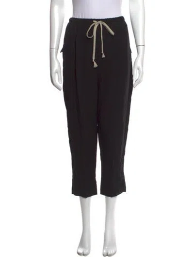 Pre-owned Rick Owens Wide Leg Pants In Black