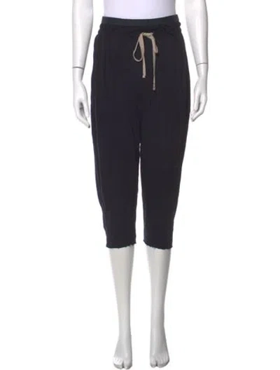 Pre-owned Rick Owens Wide Leg Pants In Black