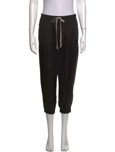 Pre-owned Rick Owens Wide Leg Pants In Black