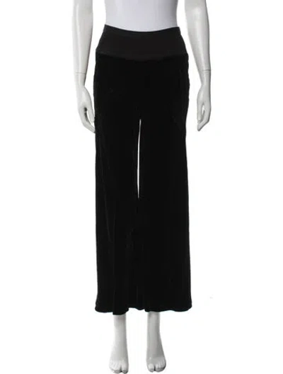 Pre-owned Rick Owens Wide Leg Pants In Black