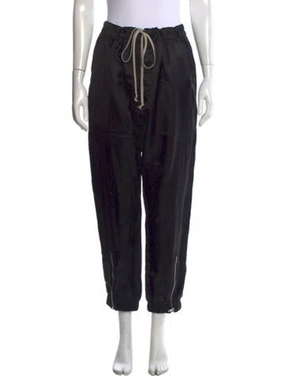 Pre-owned Rick Owens Wide Leg Pants In Black