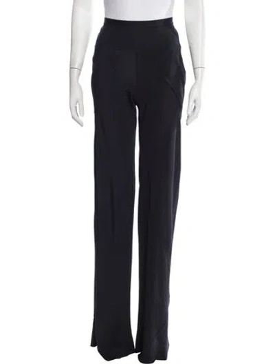 Pre-owned Rick Owens Wide Leg Pants In Blue