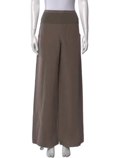 Pre-owned Rick Owens Wide Leg Pants In Gray