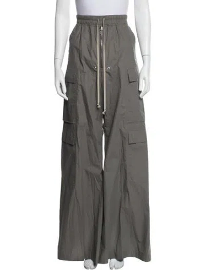 Pre-owned Rick Owens Wide Leg Pants In Grey