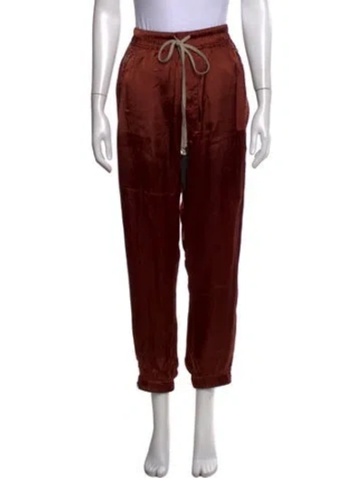 Pre-owned Rick Owens Wide Leg Pants In Pink
