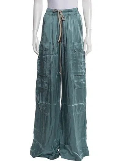 Pre-owned Rick Owens Wide Leg Pants W/ Tags In Blue