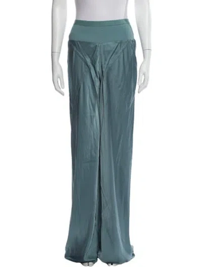 Pre-owned Rick Owens Wide Leg Pants W/ Tags In Blue