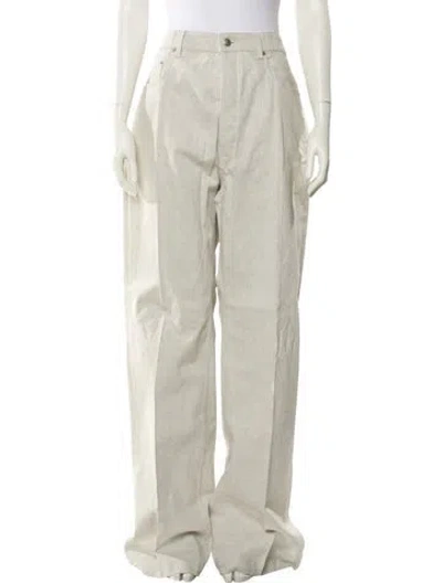 Pre-owned Rick Owens Wide Leg Pants W/ Tags In Neutral