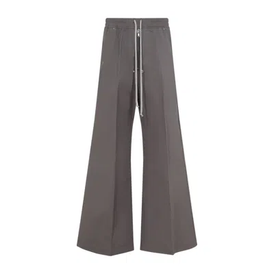 Rick Owens Wide-leg Pantsfit And Drawstring Closure In Grey