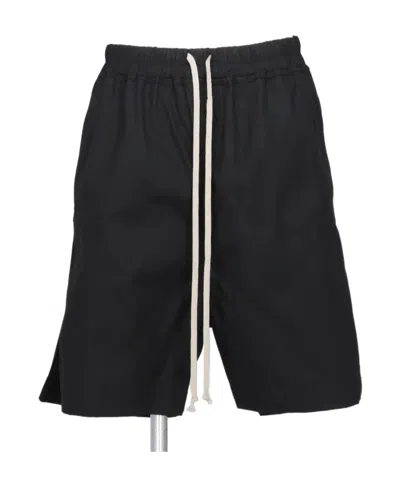 RICK OWENS DRAWSTRING-WAIST SHORTS
