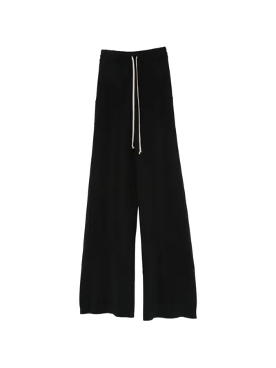 Rick Owens Wide Leg Trousers In Black