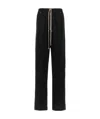 Rick Owens Black Hollywood Wide Belas Lounge Pants In Black