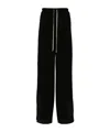 Rick Owens Organic Cotton Track Pants - Men's - Organic Cotton/elastane In Black