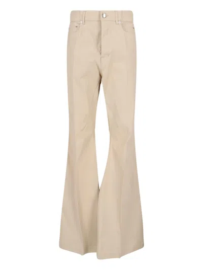 Rick Owens Wide Pants In Neutral