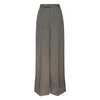 Rick Owens Wide Tailored Bishu Wool Pants