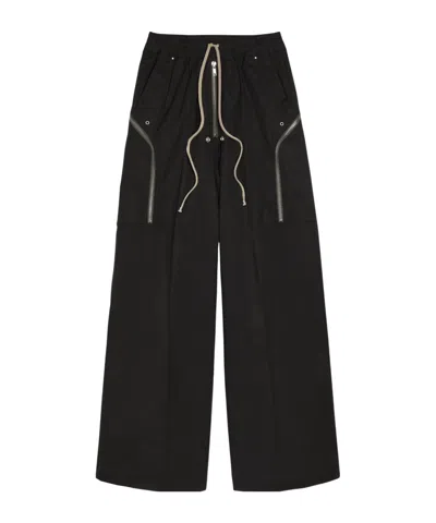 Rick Owens Wide-leg Cotton Trousers In Multi