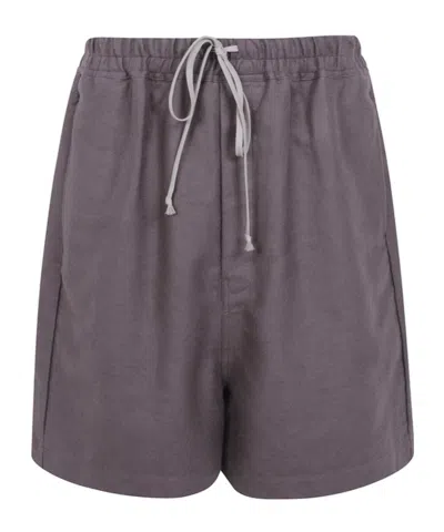 Rick Owens Wide-leg Shorts In Black