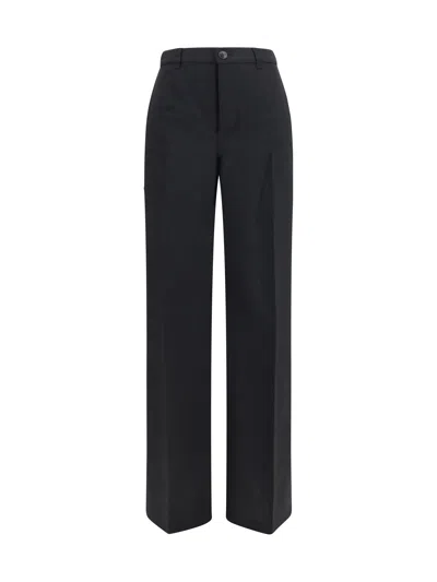 Rick Owens Wide-leg Tailored Trouser In Black