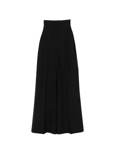 Rick Owens Wide-leg Trousers In Black
