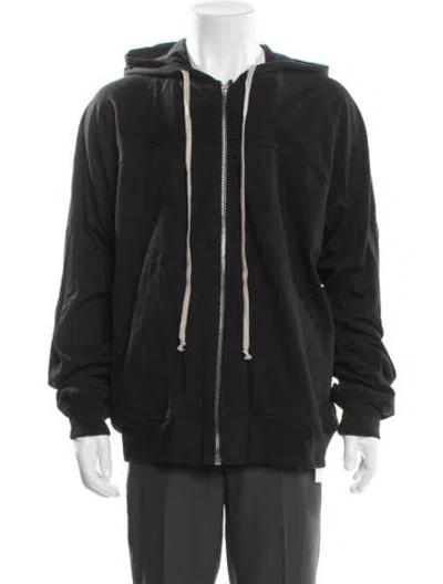 Pre-owned Rick Owens Windbreaker In Gray