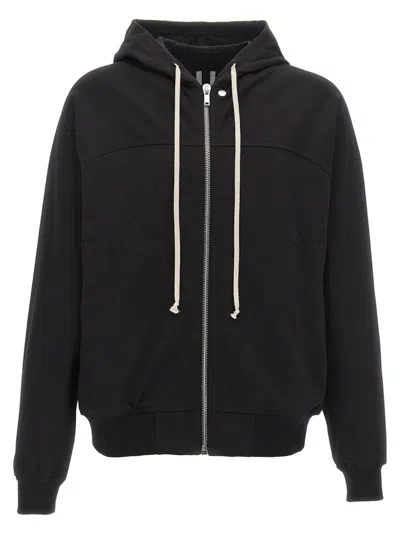Rick Owens 'windbreaker' Hoodie In Black