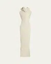 Rick Owens Winged Column Gown In Dinge