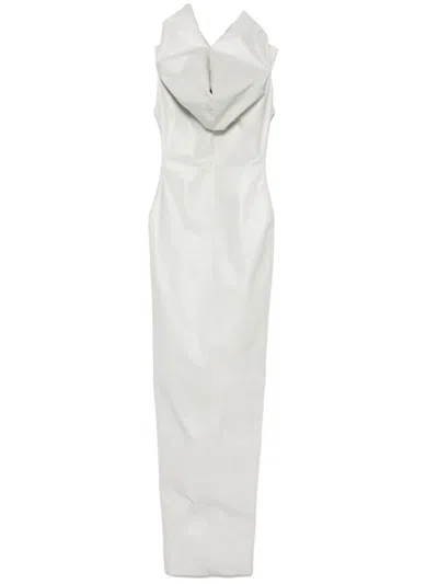 Rick Owens Grey Winged Long Dress