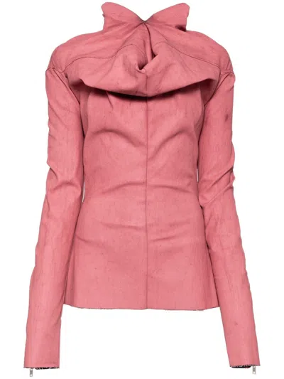 Rick Owens Winged Top In Pink