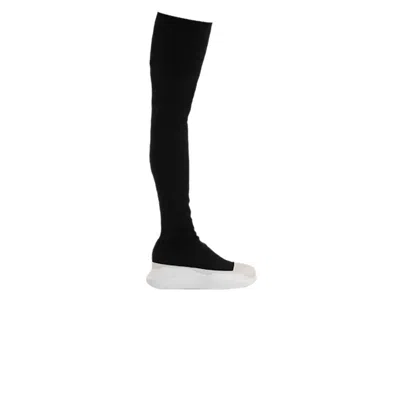 Pre-owned Rick Owens Wmns Drkshdw Gethsemane Abstract Stocking Boots 'black Milk' | Women's Size 36.5
