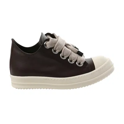 Pre-owned Rick Owens Wmns Jumbolace Low Geobasket 'macassar Milk' | Brown | Women's Size 36