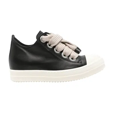 Pre-owned Rick Owens Wmns Jumbolace Low Sneaker 'black Milk' | Women's Size 39