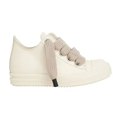 Pre-owned Rick Owens Wmns Lido Jumbo Laced Sneaker Low 'milk' | White | Women's Size 39
