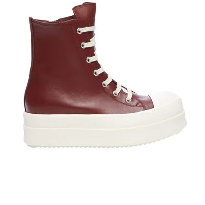 Pre-owned Rick Owens Wmns Lido Mega Bumper High 'henna' | Red | Women's Size 37