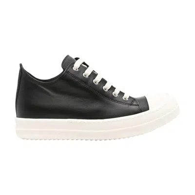Pre-owned Rick Owens Wmns Low Sneaker 'black Milk' | Women's Size 37